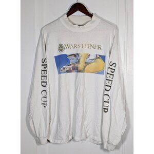 VTG Warsteiner Speed Cup German Beer Long Sleeve Shirt Adult Size 2XL XXL Skiing